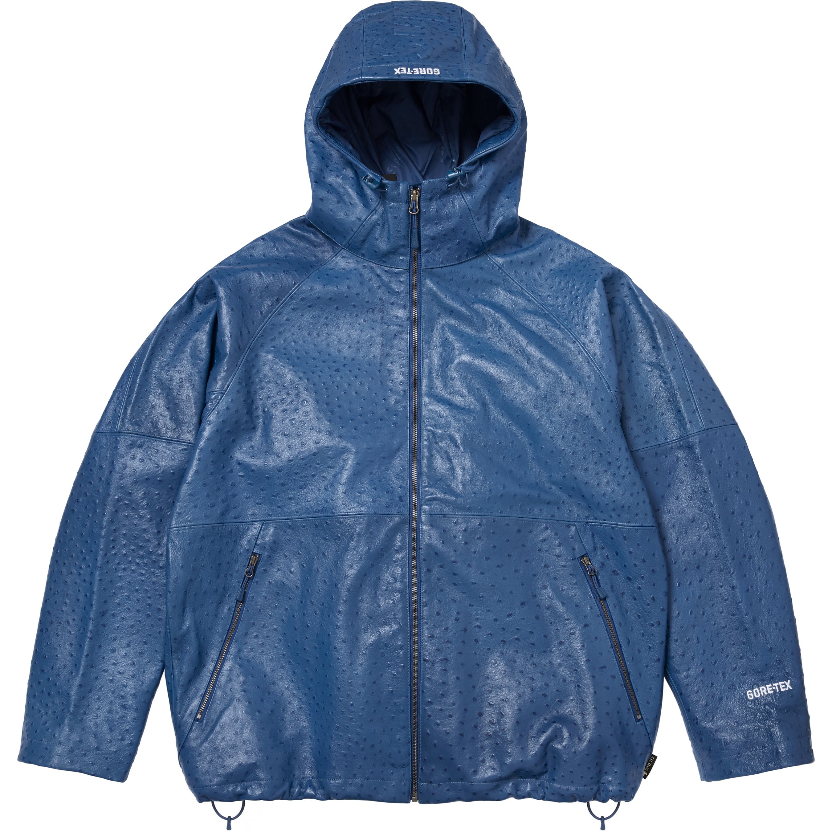 GORE-TEX Ostrich Embossed Leather Jacket view 7